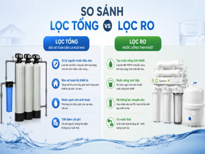 So Sánh Lọc Nước Tổng Và Máy Lọc Nước RO: Nên Chọn Giải Pháp Nào?